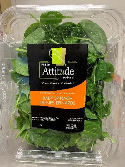 Baby Spinach Clam 8 X 5 Oz Front