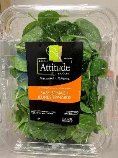 Baby Spinach Clam 8 X 5 Oz Front