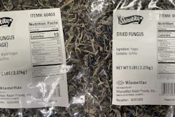 Dried Fungus Salmonella Stanely Wood Ear Mushrooms Label