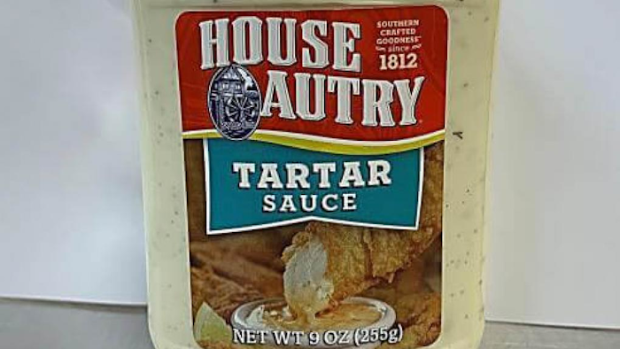 Labeling, House Autry Tartar Sauce, Front