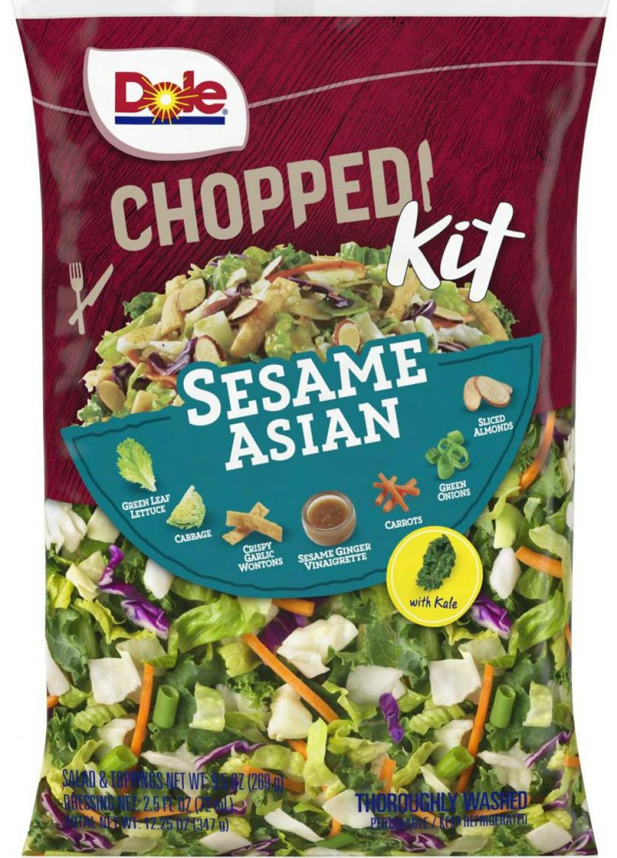 A Closer Look at DOLE® Chopped! Salad Kit Line