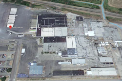 An aerial view of Tyson Foods' Vernon, TX facilities.