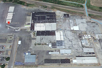 An aerial view of Tyson Foods' Vernon, TX facilities.