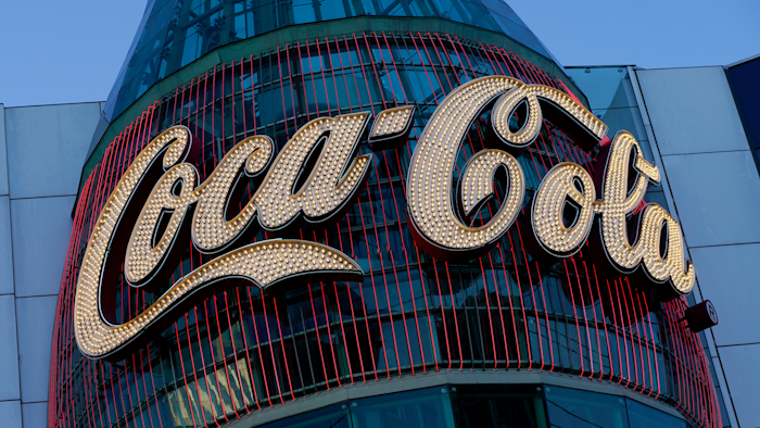 In this Feb. 4 photo, a lighted sign adorns the Coca-Cola Store in Las Vegas.