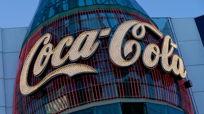 In this Feb. 4 photo, a lighted sign adorns the Coca-Cola Store in Las Vegas.