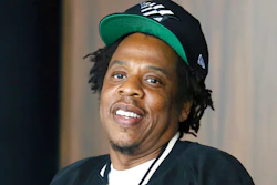 In this July 23, 2019 photo, Jay-Z makes an announcement of the launch of Dream Chasers record label in joint venture with Roc Nation, at the Roc Nation headquarters in New York.