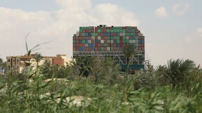 The Ever Given was loaded with over 18,000 containers.