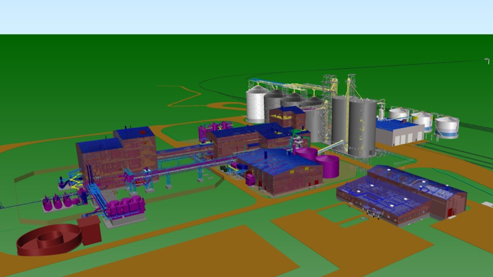 A computer rendering of Cargill's new canola processing facility in Regina, Saskatchewan.