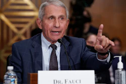 Dr. Anthony Fauci testifies before the Senate health committee on Capitol Hill, July 20, 2021.