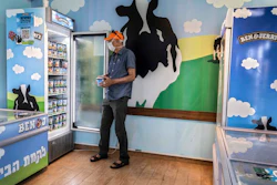 In this July 20 photo, an Israeli shops at the Ben & Jerry's ice-cream factory in the Be'er Tuvia Industrial area, southern Israel.