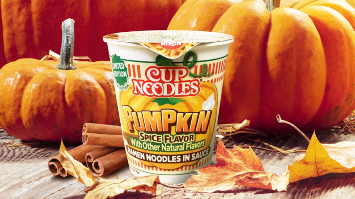 Cup Noodles Pumpkin Spice Flavor Will Arrive in October