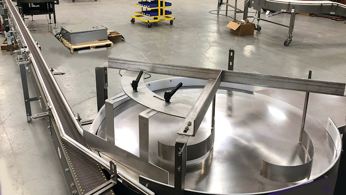 Rotary Tables Unscrambe&accumulate By Multi Conveyor High Res