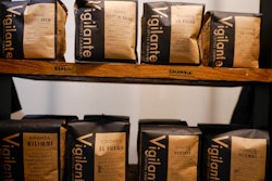 Bags of coffee are on display at Vigilante Coffee on Sept. 1 in College Park, Md.