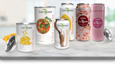 Canovation's CanReseal technology creates resealable, airtight and fully sustainable packaging solutions for many food and beverage products.