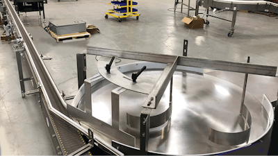 Rotary Tables Unscrambe&accumulate By Multi Conveyor High Res