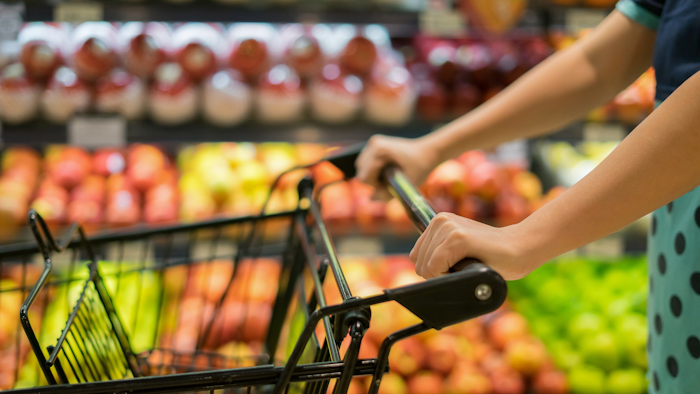 Grocery Store Produce Aisle I Stock 1125844326
