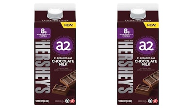 The A2 Milk Company Hersheys Co Branded Chocolate Milk