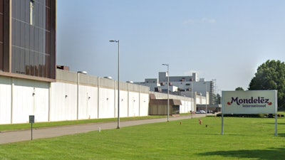 A Google Street view of Mondelez's biscuit factory in Richmond, VA.