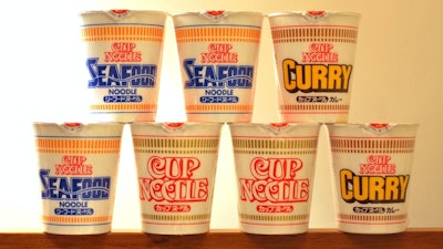 The original Japanese packaging emphasized English characters over Japanese ones.