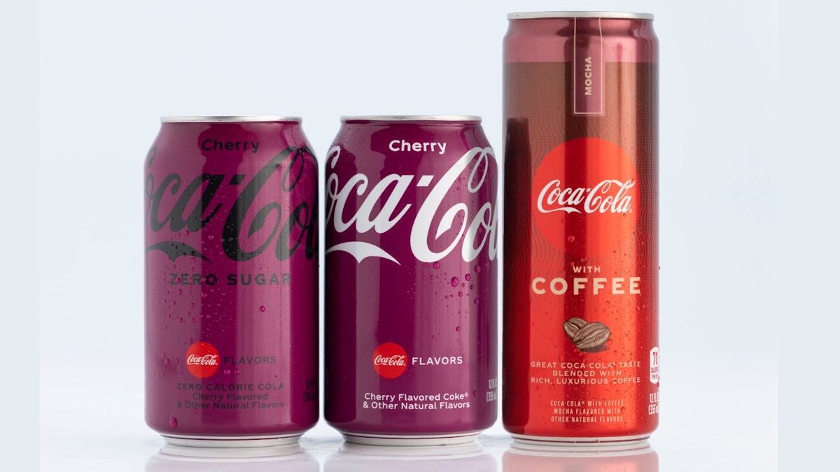 Coke Debuts New Can Designs, Highlighting Flavor Portfolio