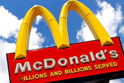 This June 25, 2019 photo shows the sign outside a McDonald's restaurant in Pittsburgh.