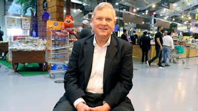 U.S. Secretary of Agriculture Tom Vilsack poses for a photo at the Fruit and Vegetable Market in Dubai, United Arab Emirates, on Feb. 19, 2022.