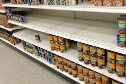 Racks in a Target store in Sheridan, Colo., March 15, 2022.