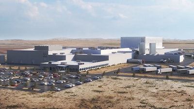 An artist rendering of Nestle USA's new plant-based creamer factory in Glendale, AZ.