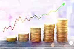 Money Coin Stack Growing Business chart Finance And Investment Concept 1060858272 3869x2579