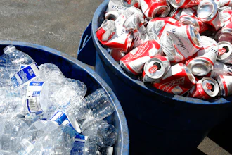 Cans and plastic bottles brought in for recycling fill containers at a recycling center in Sacramento, Calif., July 5, 2016. Gov. Gavin Newsom's administration proposed Friday, April 1, 2022, to temporarily double California's typical nickel refunds for bottles and cans to boost recycling and help spend down a roughly $600 million surplus built up during the coronavirus pandemic.