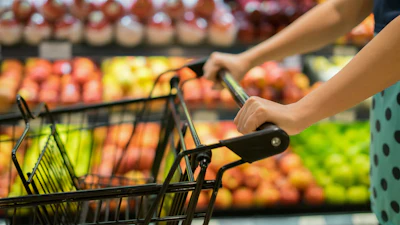 Grocery Store Produce Aisle I Stock 1125844326