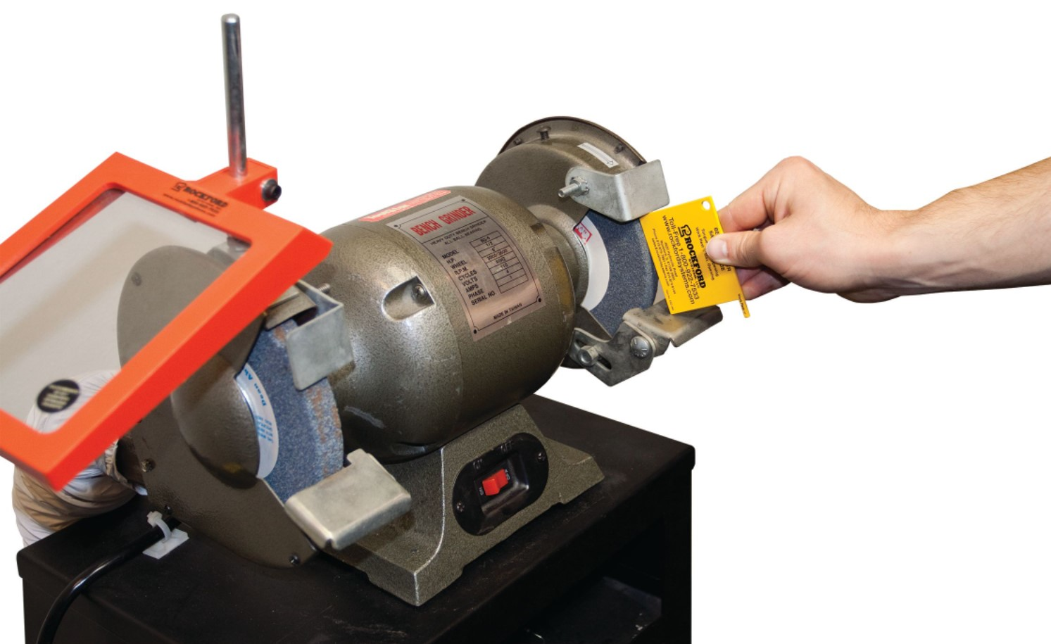 Grinder safety gauges are used during the installation, maintenance and inspection of bench/pedestal grinders.