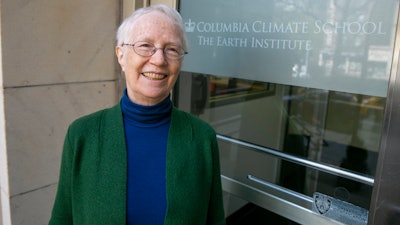 Cynthia Rosenzweig, 2022 World Food Prize recipient, meets with the media at the Columbia University Climate School in New York City on Tuesday, May 3, 2022. Rosenzweig is a senior research scientist and head of the Climate Impacts Group at the NASA Goddard Space Flight Center, the Goddard Institute for Space Studies and the Columbia University Climate School. She won the prize because of her work modeling the impact of climate change on food production.