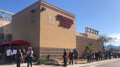 Trader Joe's store, Phoenix, March 2020.