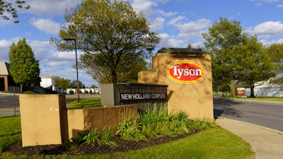 Tyson Foods facility, New Holland, Pa., May 2020.