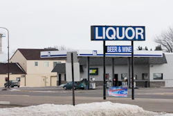 Liquor store, Fosston, Minn., March 2011.