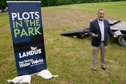 Landus CEO Matt Carstens during a Plots in the Park media event, Des Moines, Iowa, May 24, 2022.