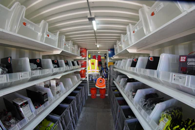 A peek inside Copper State’s jobsite VMI: You pick out the items you need, Copper State fills a Conex container, and delivers and manages the inventory for you.