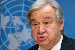 United Nations Secretary-General Antonio Guterres addresses reporters during a news conference in New York, June 8, 2022.