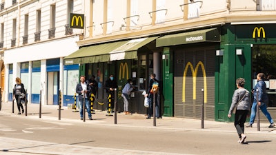 McDonald's location in Saint-Mande, France, May 2020.
