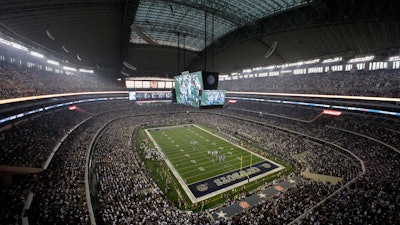 A game between the New York Giants and Dallas Cowboys at AT&T Stadium, Arlington, Texas, Sept. 8, 2013.