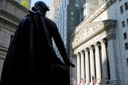 Federal Hall statue of George Washington near the New York Stock Exchange, June 7, 2021.