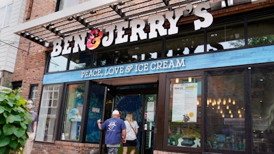 A Ben & Jerry's Ice Cream shop, Burlington, Vt., July 20, 2021.