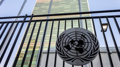 United Nations headquarters, New York.
