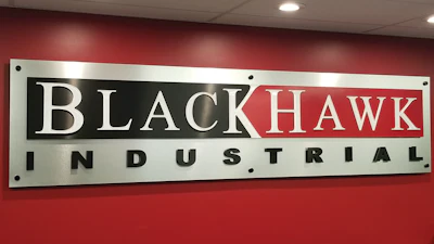 Black Hawk Lobby Sign