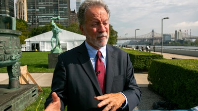David Beasley, executive director of the United Nations World Food Program, speaks at UN headquarters, Sept. 22, 2022.