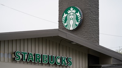 Starbucks location in Havertown, Pa., April 26, 2022.
