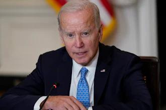 President Biden speaks during a meeting of the White House Competition Council in the State Dining Room of the White House, Sept. 26, 2022.