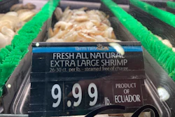 Shrimp at a market in Philadelphia, June 16, 2022.