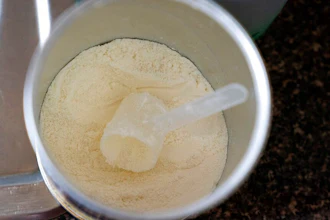 Only a few scoops are left in a mother's next to last can of baby formula in Laurel, Md., on Monday, May 23, 2022. On Friday, Sept 30, 2022, U.S. regulators unveiled their plan to allow foreign baby formula manufactures to stay on the market, an effort at diversifying the nation's tightly concentrated industry and preventing future shortages.